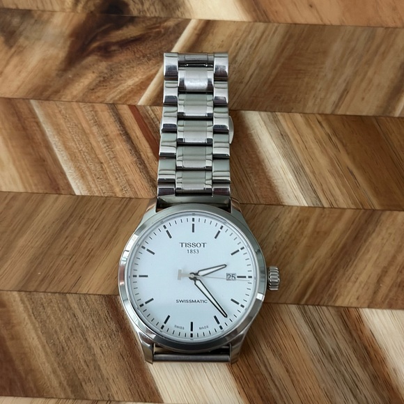 Men’s White Dial Tissot Gentleman Swissmatic - T1164071601100 - Picture 3 of 6